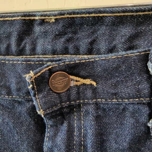 Dickey's relaxed fit 5 pocket work jeans dark wash - Picture 4 of 8